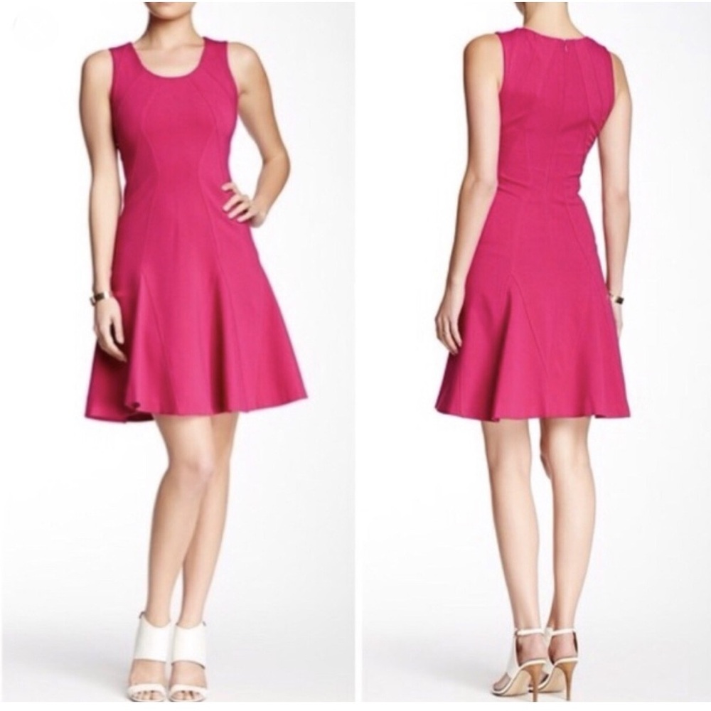 Trina Turk Hot Pink A-Line Sleeveless Party Dress size 2